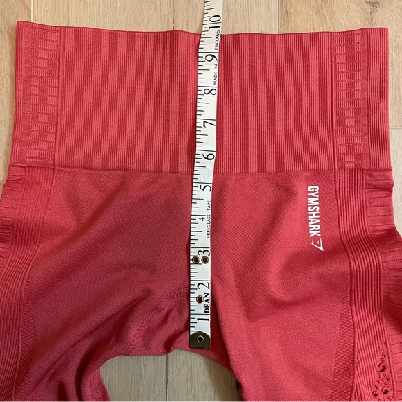NWOT GYMSHARK Vibrant Red Leggings - Picture 5 of 6